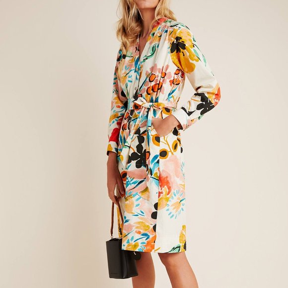 Anthropologie Dresses & Skirts - Anthropologie Rilke Poplin Shirtdress